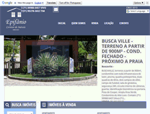 Tablet Screenshot of epifanioimoveis.com.br